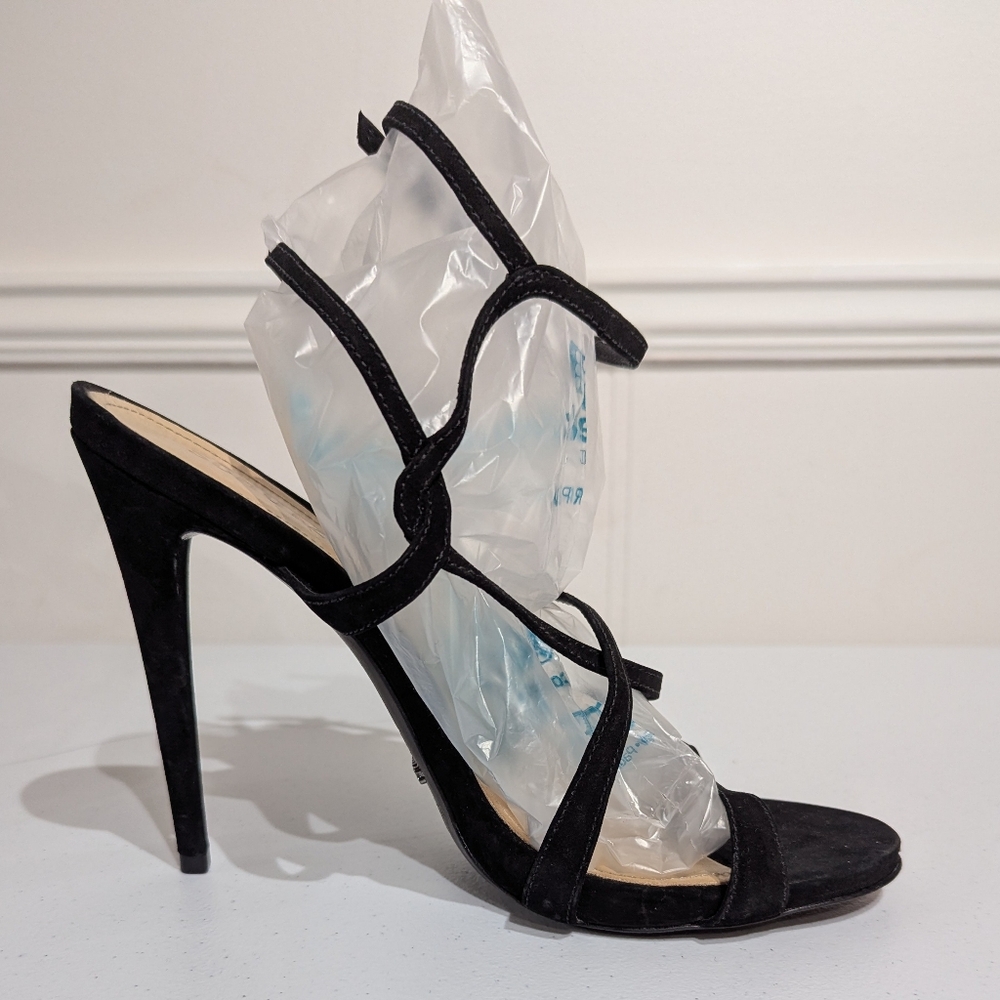 Schutz Women's Maggy Double ankle strap sandal - black - size 10B - Picture 7 of 12